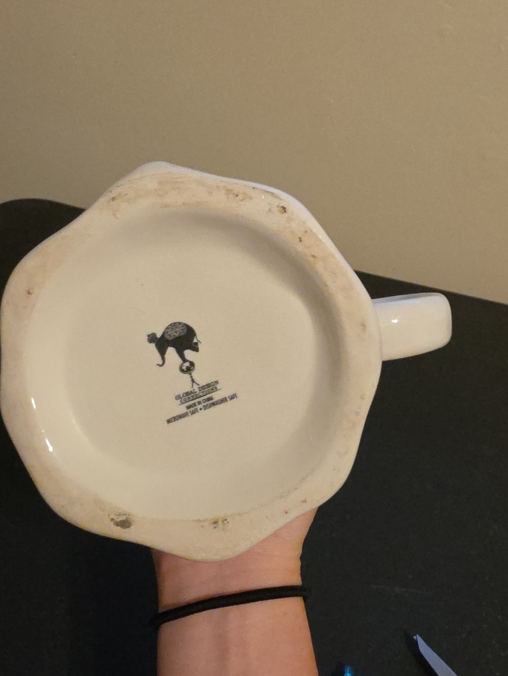 Global Design Collections Floral Ghost Mug. In EUC - Picture 3 of 4